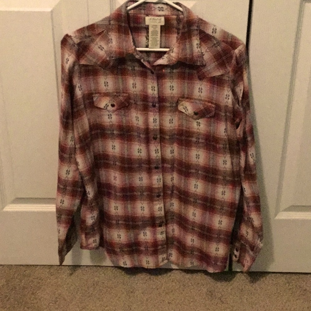 Women’s Wrangler Snap Front Western Shirt Size XL